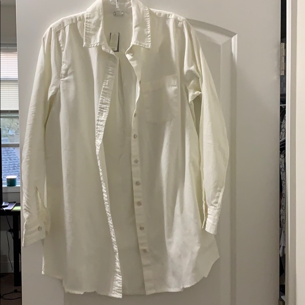 LINEN OVERSIZE BUTTONDOWN
